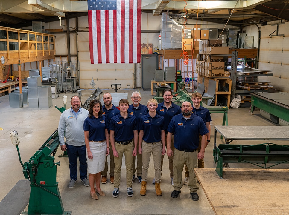 Reve Porter Custom Sheet Metal Team